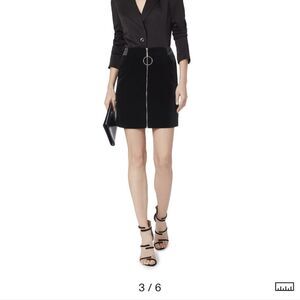 MUGLER velvet mini skirt size 10(42) BNWT